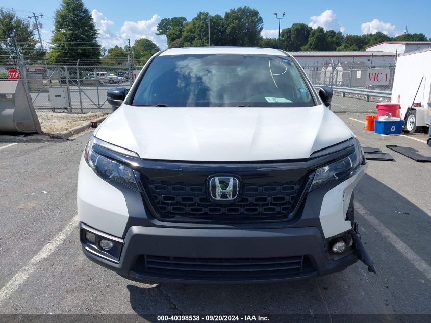 2021 Honda Passport 2Wd Ex-L VIN: 5FNYF7H56MB002742 Lot: 40398538