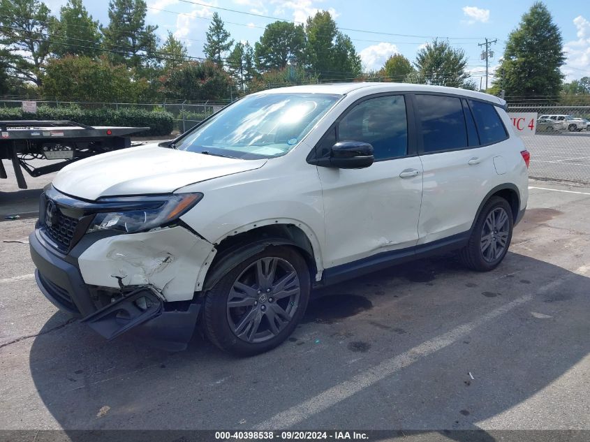 2021 Honda Passport 2Wd Ex-L VIN: 5FNYF7H56MB002742 Lot: 40398538