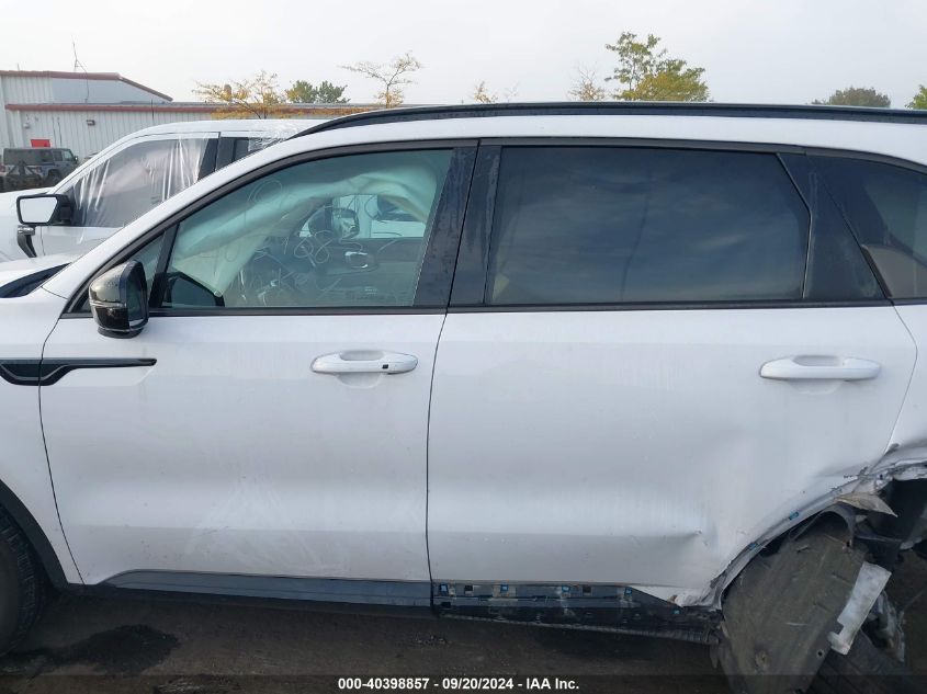 2022 Kia Sorento Sx VIN: 5XYRKDLF4NG110706 Lot: 40398857