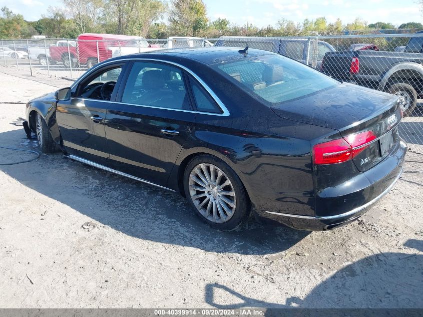 2015 Audi A8 L 3.0T VIN: WAU3GAFD3FN033477 Lot: 40399914