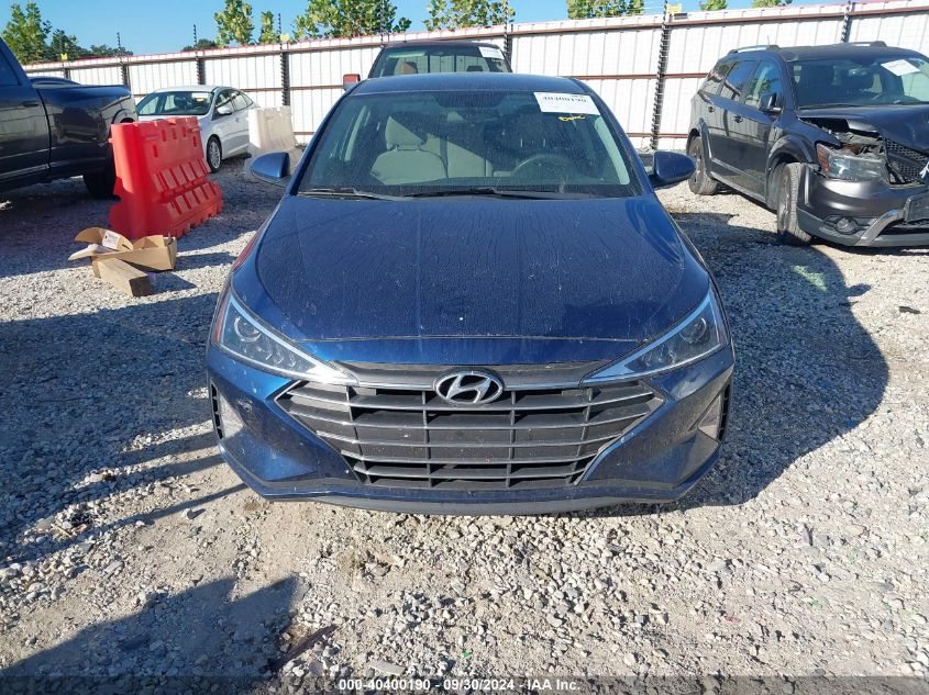 2019 Hyundai Elantra Se VIN: 5NPD74LF8KH498040 Lot: 40400190