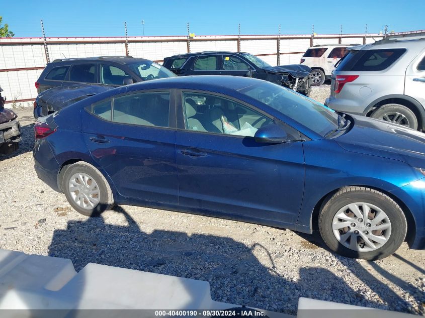 2019 Hyundai Elantra Se VIN: 5NPD74LF8KH498040 Lot: 40400190