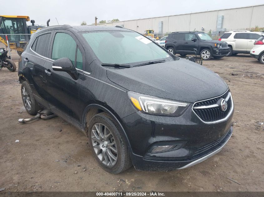 2019 Buick Encore Fwd Sport Touring VIN: KL4CJ1SB3KB935450 Lot: 40400711