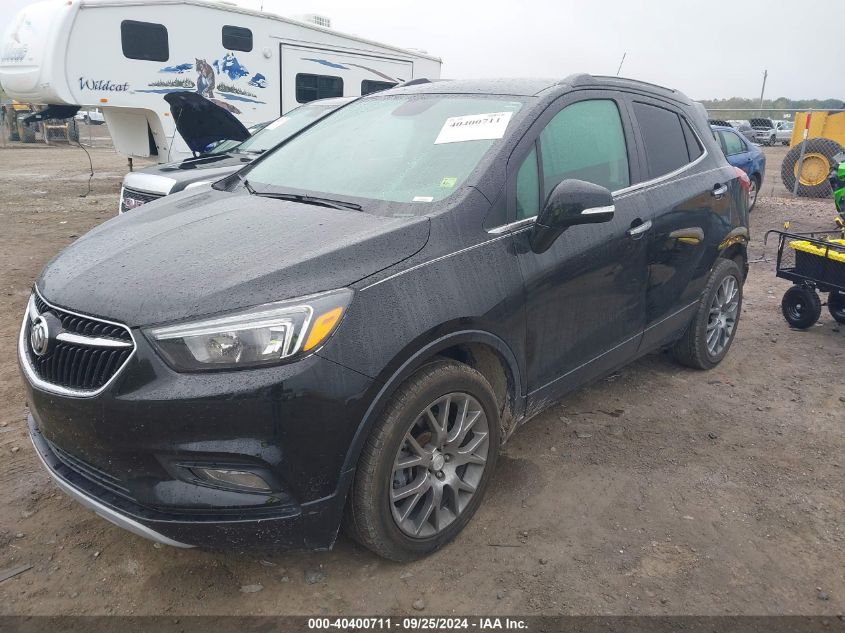 2019 Buick Encore Fwd Sport Touring VIN: KL4CJ1SB3KB935450 Lot: 40400711