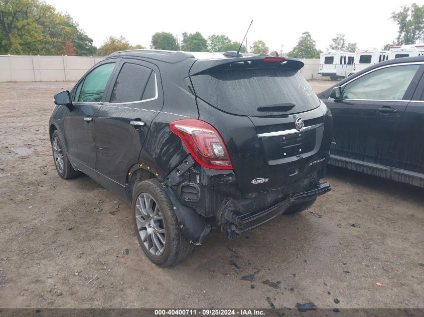 2019 Buick Encore Fwd Sport Touring VIN: KL4CJ1SB3KB935450 Lot: 40400711