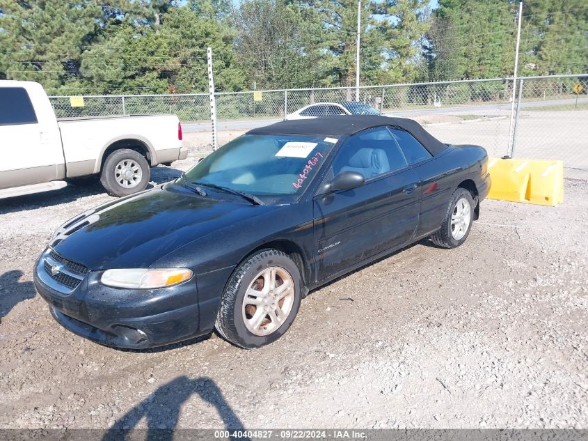 1997 Chrysler Sebring Jxi VIN: 3C3EL55H9VT628601 Lot: 40404827