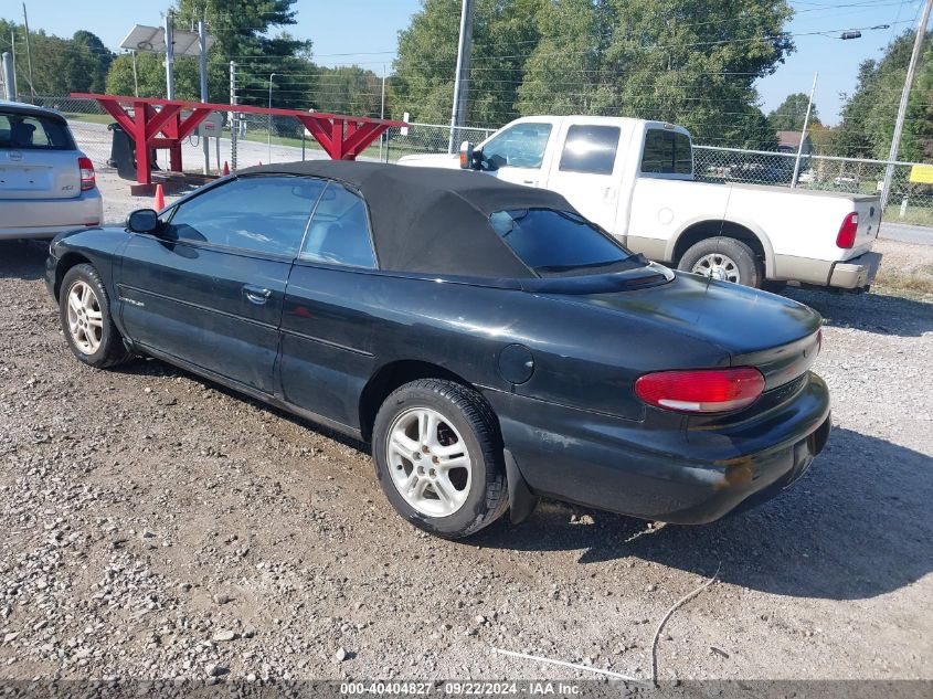 1997 Chrysler Sebring Jxi VIN: 3C3EL55H9VT628601 Lot: 40404827