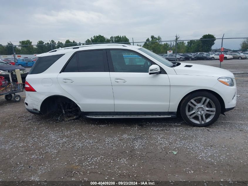 2015 Mercedes-Benz Ml 350 VIN: 4JGDA5JB9FA593450 Lot: 40409208