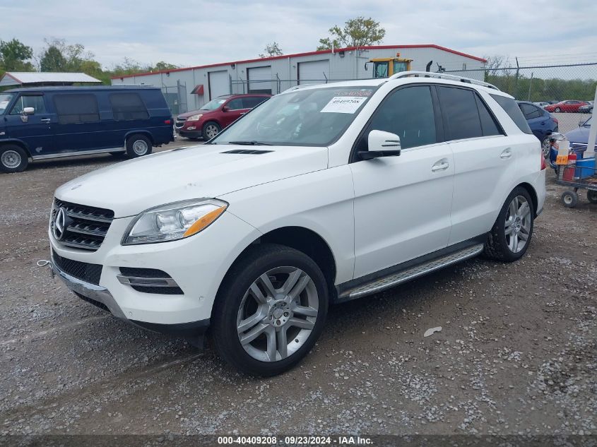 2015 Mercedes-Benz Ml 350 VIN: 4JGDA5JB9FA593450 Lot: 40409208