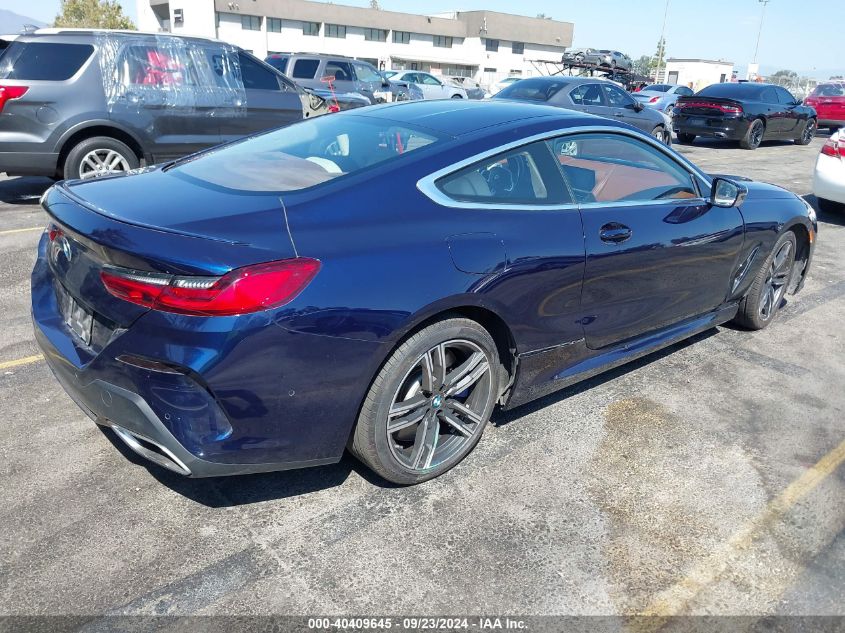 2019 BMW M850I xDrive VIN: WBABC4C55KBU96741 Lot: 40409645