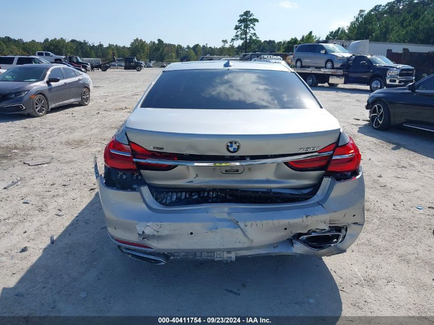 2016 BMW 750I xDrive VIN: WBA7F2C58GG416067 Lot: 40411754