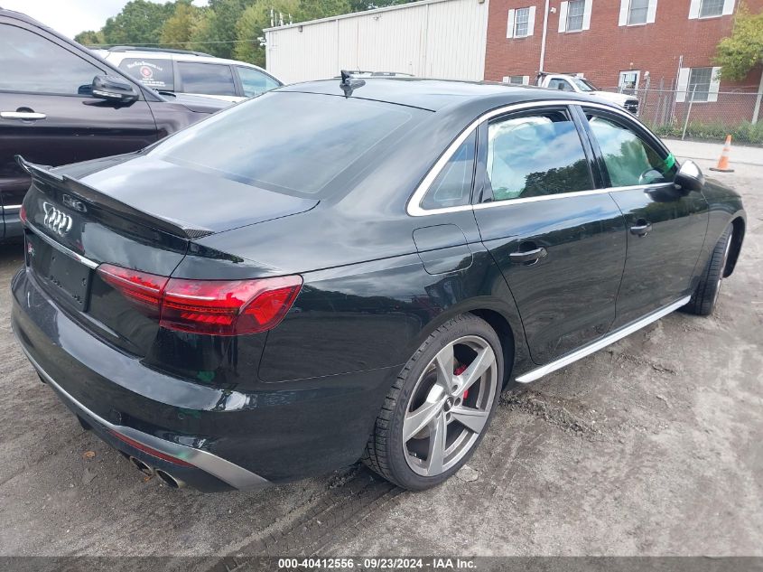 2020 Audi S4 Premium Plus Tfsi Quattro Tiptronic VIN: WAUB4AF48LA028847 Lot: 40412556