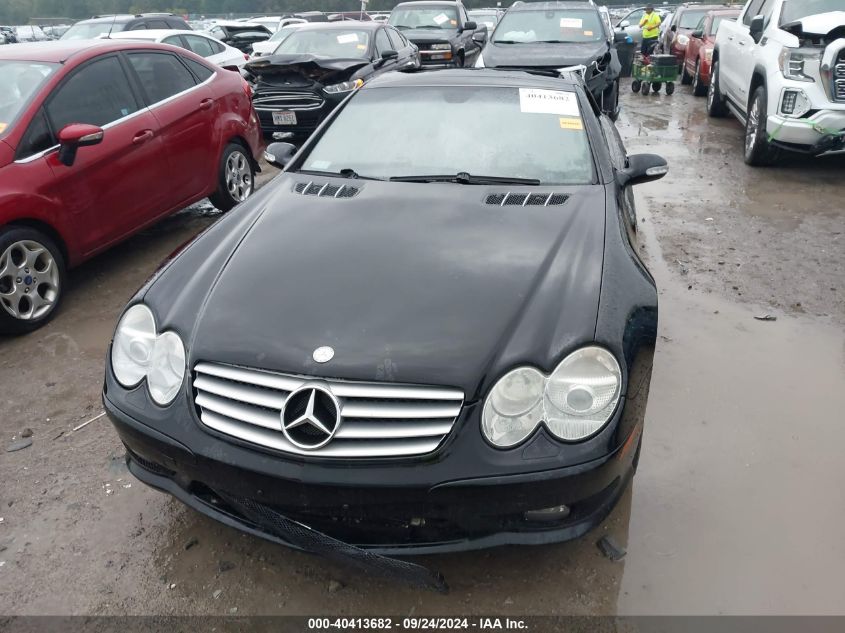 2003 Mercedes-Benz Sl 55 Amg VIN: WDBSK74F83F060957 Lot: 40413682