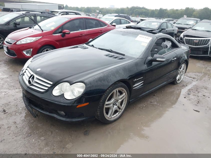 2003 Mercedes-Benz Sl 55 Amg VIN: WDBSK74F83F060957 Lot: 40413682