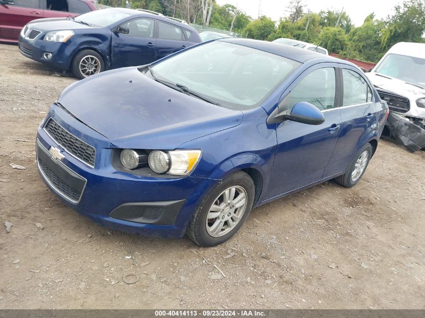 2012 Chevrolet Sonic 2Lt VIN: 1G1JC5SB8C4227904 Lot: 40414113