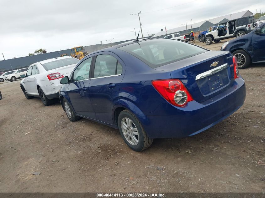 2012 Chevrolet Sonic 2Lt VIN: 1G1JC5SB8C4227904 Lot: 40414113