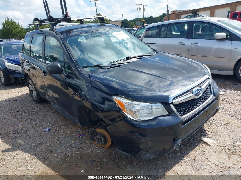 2015 Subaru Forester 2.5I VIN: JF2SJAAC3FG835953 Lot: 40414492