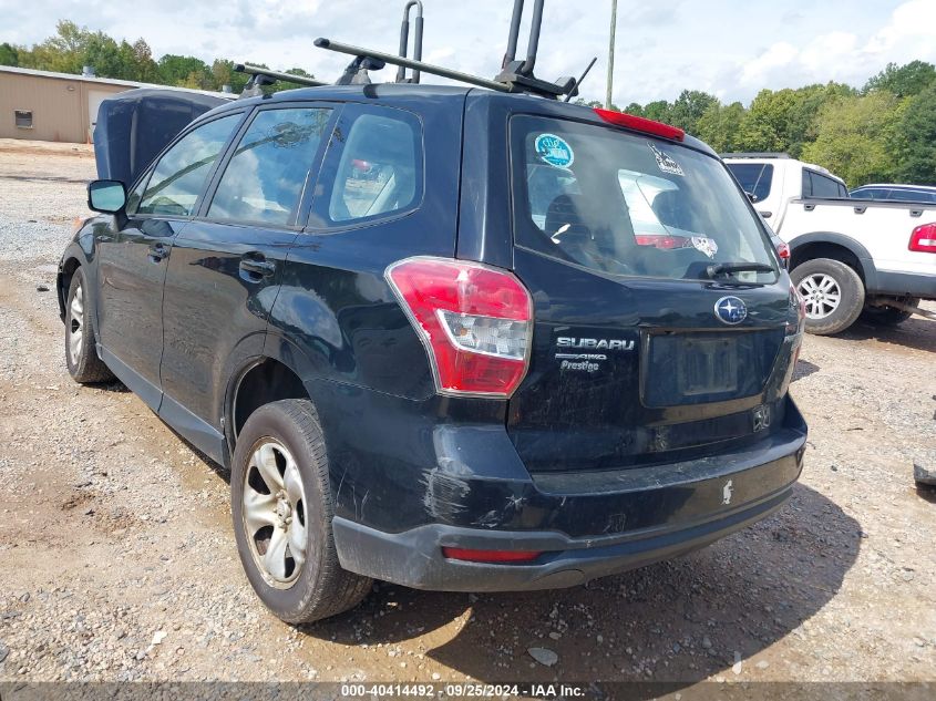 2015 Subaru Forester 2.5I VIN: JF2SJAAC3FG835953 Lot: 40414492