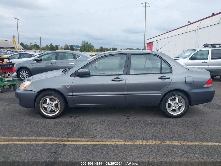 2006 Mitsubishi Lancer Es/Se VIN: JA3AJ26E76U008273 Lot: 40414891