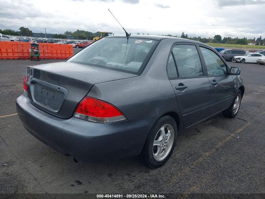 2006 Mitsubishi Lancer Es/Se VIN: JA3AJ26E76U008273 Lot: 40414891