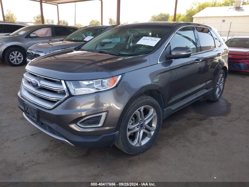 2018 Ford Edge Titanium VIN: 2FMPK3K90JBB20365 Lot: 40417656