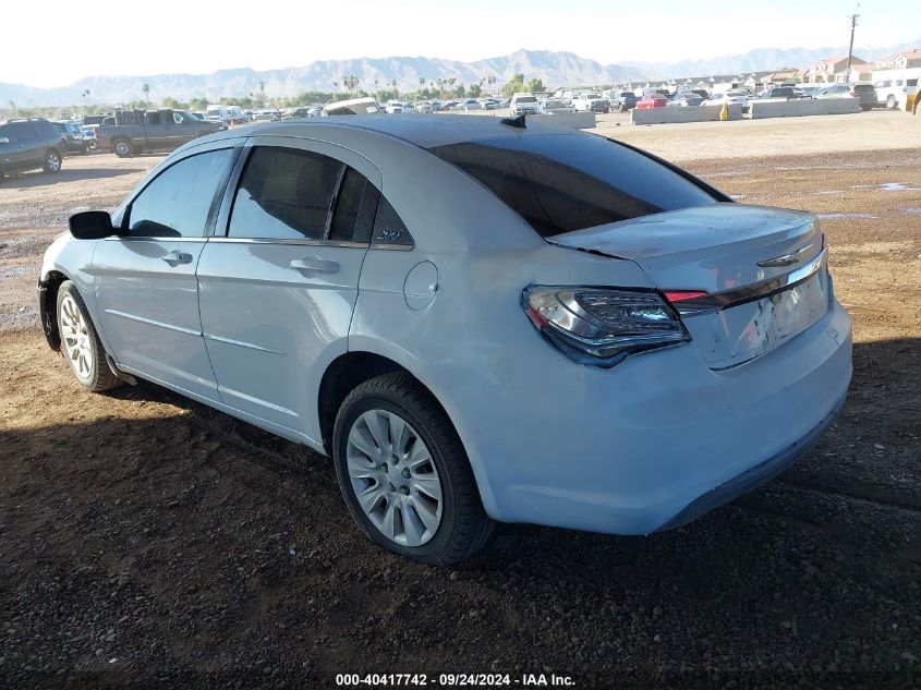 2011 Chrysler 200 Lx VIN: 1C3BC4FB8BN563968 Lot: 40417742