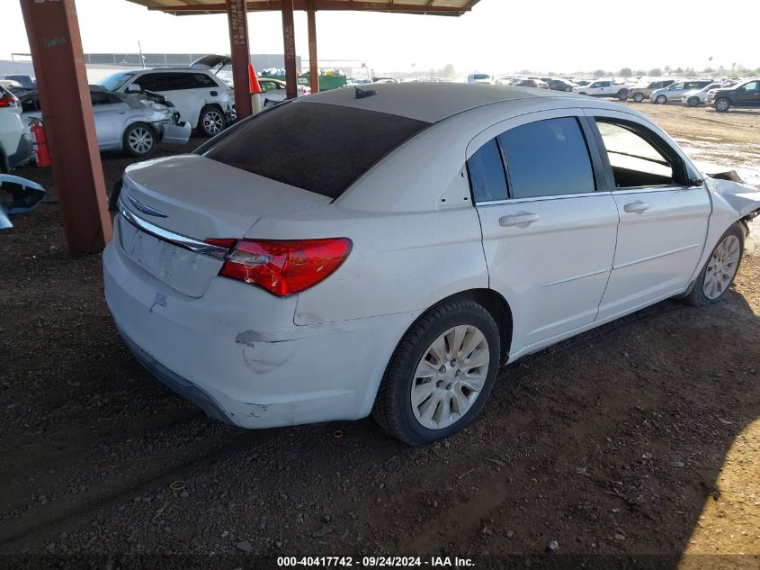 2011 Chrysler 200 Lx VIN: 1C3BC4FB8BN563968 Lot: 40417742