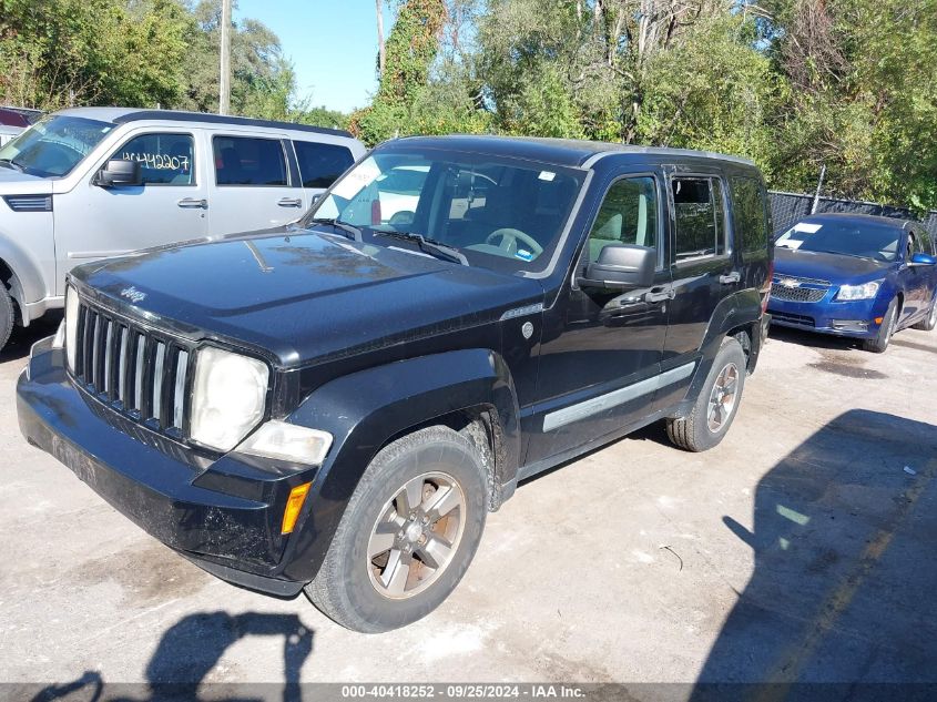 2008 Jeep Liberty Sport VIN: 1J8GN28K68W234890 Lot: 40418252