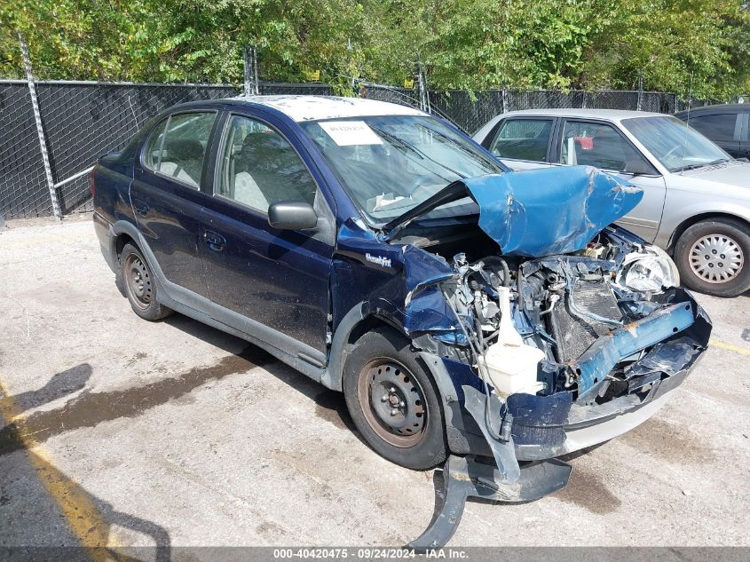 2001 Toyota Echo VIN: JTDBE123X10171286 Lot: 40420475