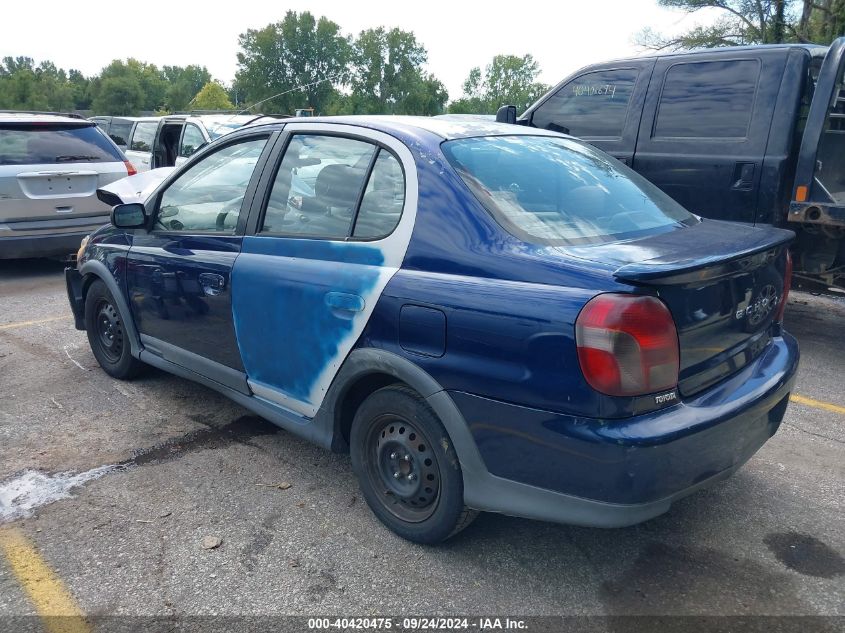 2001 Toyota Echo VIN: JTDBE123X10171286 Lot: 40420475