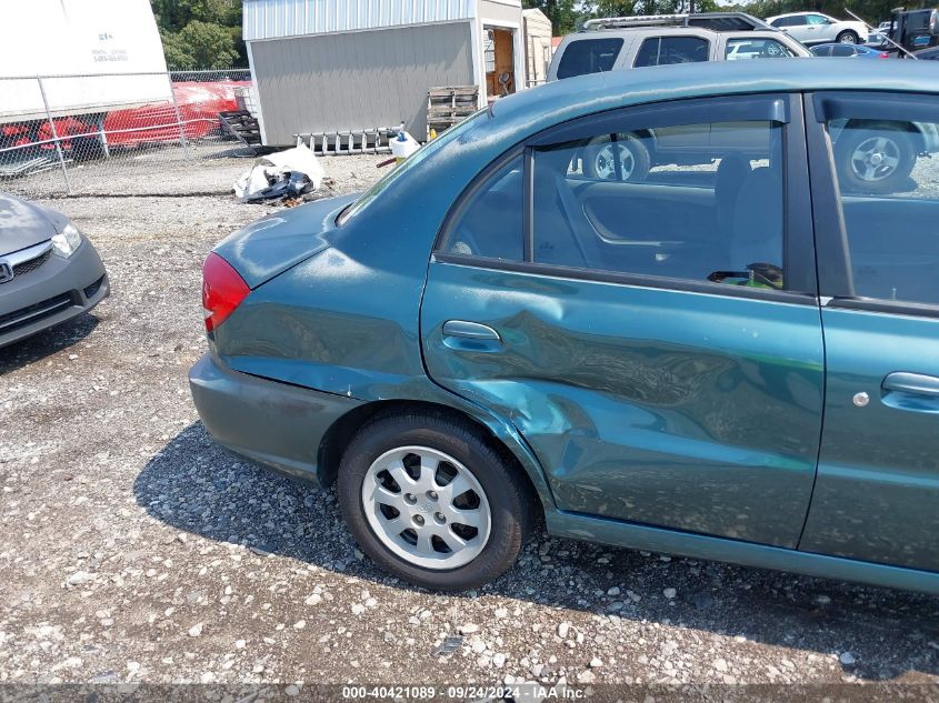 2003 Kia Rio VIN: KNADC125736253404 Lot: 40421089