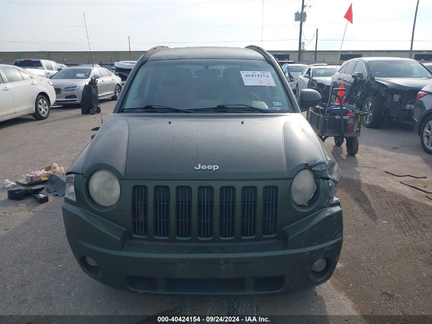 2008 Jeep Compass Sport VIN: 1J8FT47078D789467 Lot: 40424154