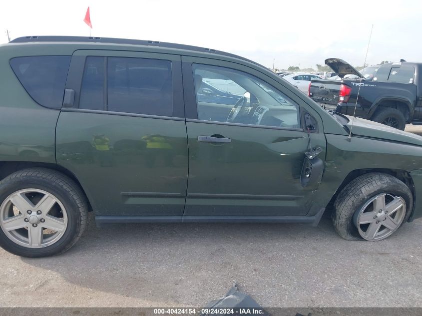 2008 Jeep Compass Sport VIN: 1J8FT47078D789467 Lot: 40424154