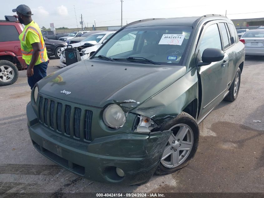 2008 Jeep Compass Sport VIN: 1J8FT47078D789467 Lot: 40424154