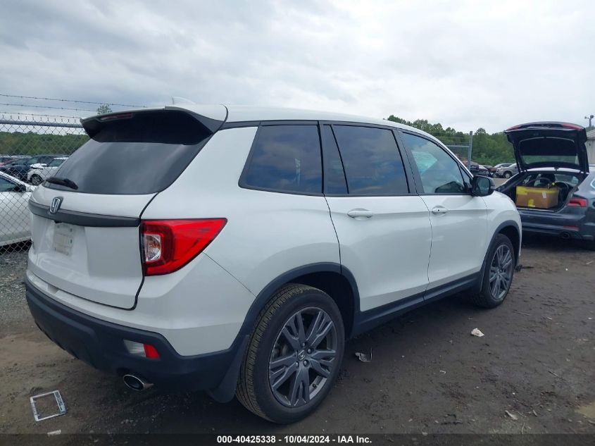 2021 Honda Passport 2Wd Ex-L VIN: 5FNYF7H58MB006775 Lot: 40425338