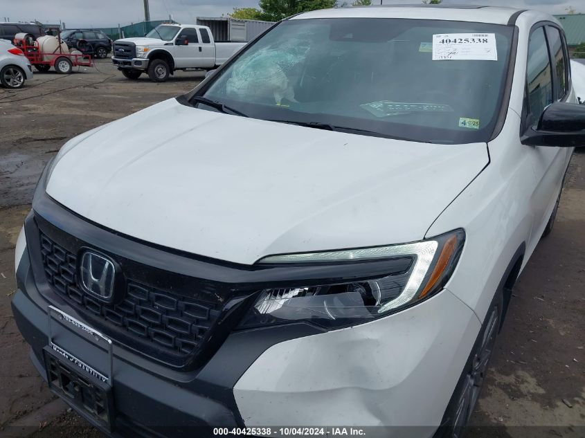 2021 Honda Passport 2Wd Ex-L VIN: 5FNYF7H58MB006775 Lot: 40425338