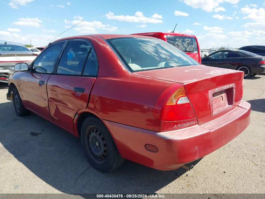 2001 Mitsubishi Mirage Es VIN: JA3AY26CX1U022915 Lot: 40430476