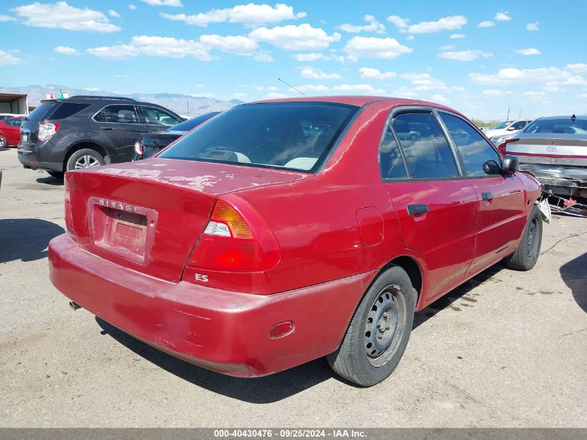 2001 Mitsubishi Mirage Es VIN: JA3AY26CX1U022915 Lot: 40430476