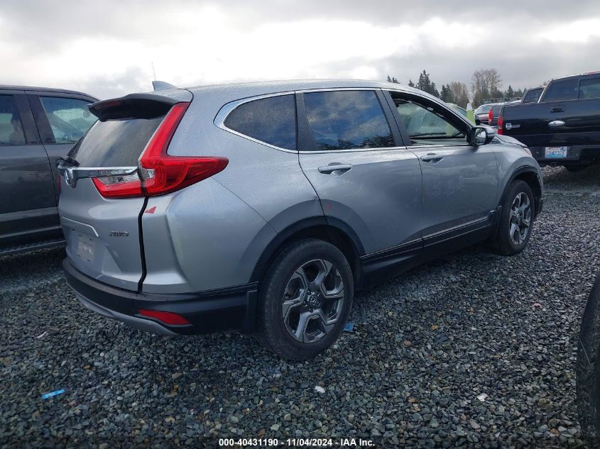 2019 Honda Cr-V Ex-L VIN: JHLRW2H86KX011674 Lot: 40431190