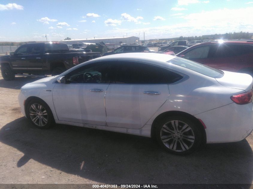 2015 Chrysler 200 Limited VIN: 1C3CCCAB9FN527637 Lot: 40431353