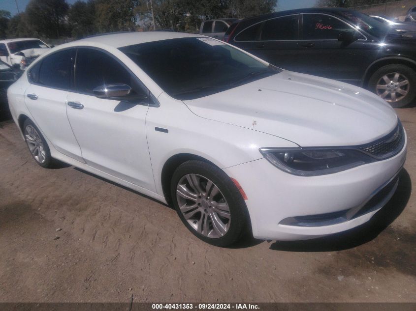 2015 Chrysler 200 Limited VIN: 1C3CCCAB9FN527637 Lot: 40431353