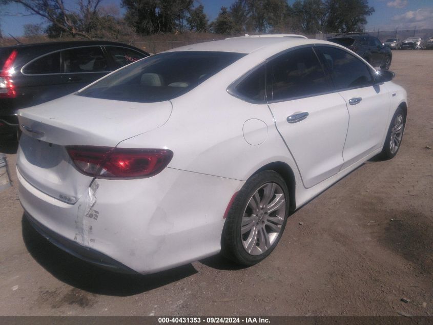 2015 Chrysler 200 Limited VIN: 1C3CCCAB9FN527637 Lot: 40431353