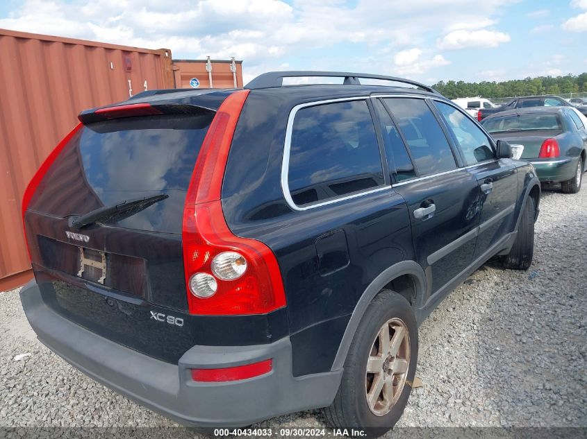 2004 Volvo Xc90 2.5T VIN: YV1CN59HX41064626 Lot: 40434033