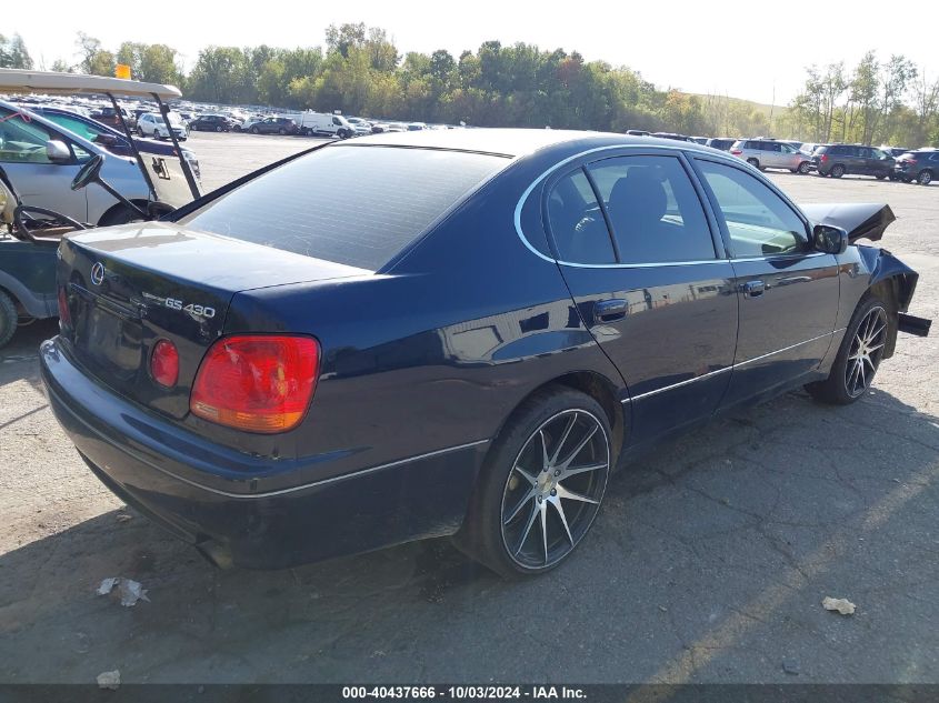 2002 Lexus Gs 430 VIN: JT8BL69SX20010236 Lot: 40437666