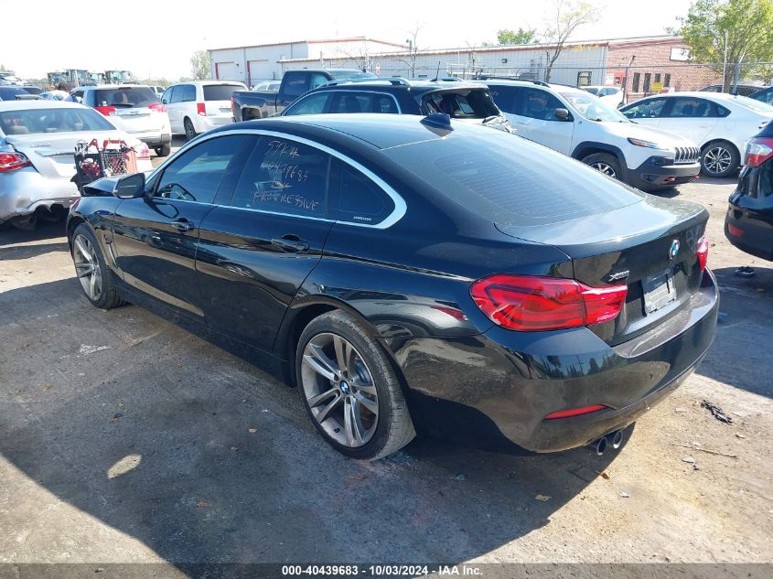 2019 BMW 430I Gran Coupe xDrive VIN: WBA4J3C55KBL10320 Lot: 40439683