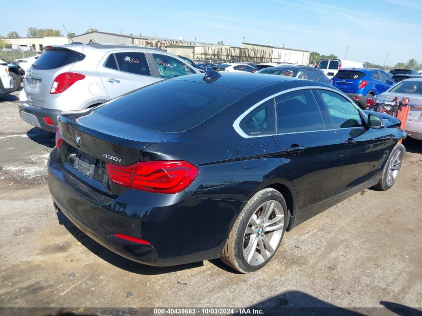 2019 BMW 430I Gran Coupe xDrive VIN: WBA4J3C55KBL10320 Lot: 40439683