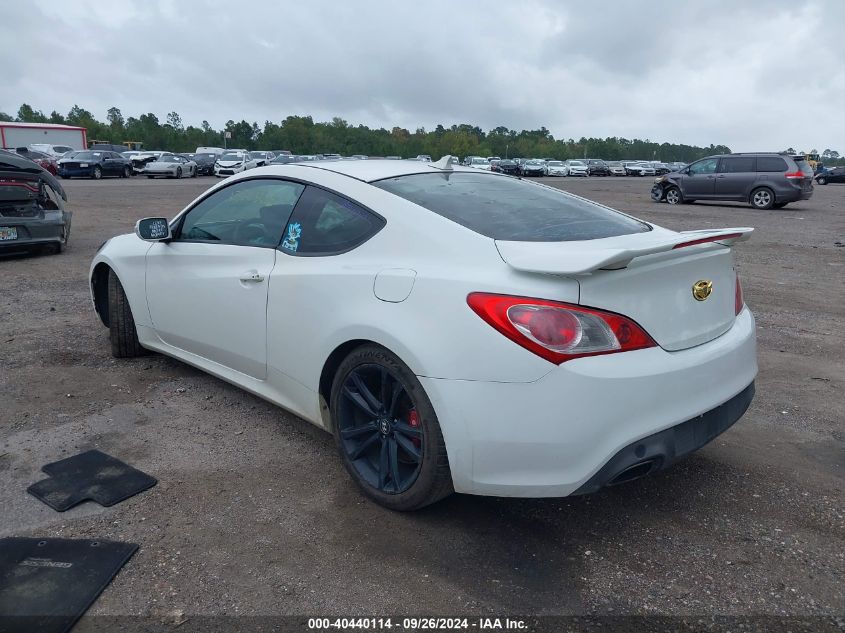 2011 Hyundai Genesis Coupe 3.8L VIN: KMHHU6KH3BU051724 Lot: 40440114