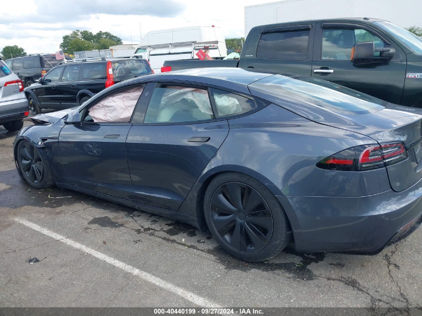 2022 Tesla Model S Dual Motor All-Wheel Drive VIN: 5YJSA1E53NF479023 Lot: 40440199