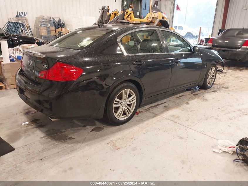 2015 Infiniti Q40 VIN: JN1CV6APXFM500782 Lot: 40440871