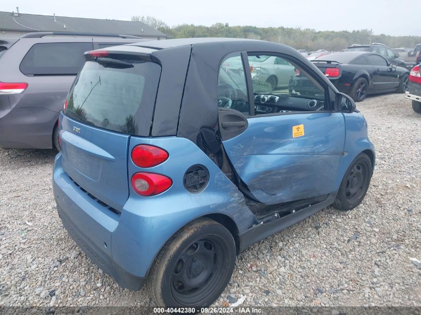 2013 Smart Fortwo Pure/Passion VIN: WMEEJ3BA8DK680137 Lot: 40442380